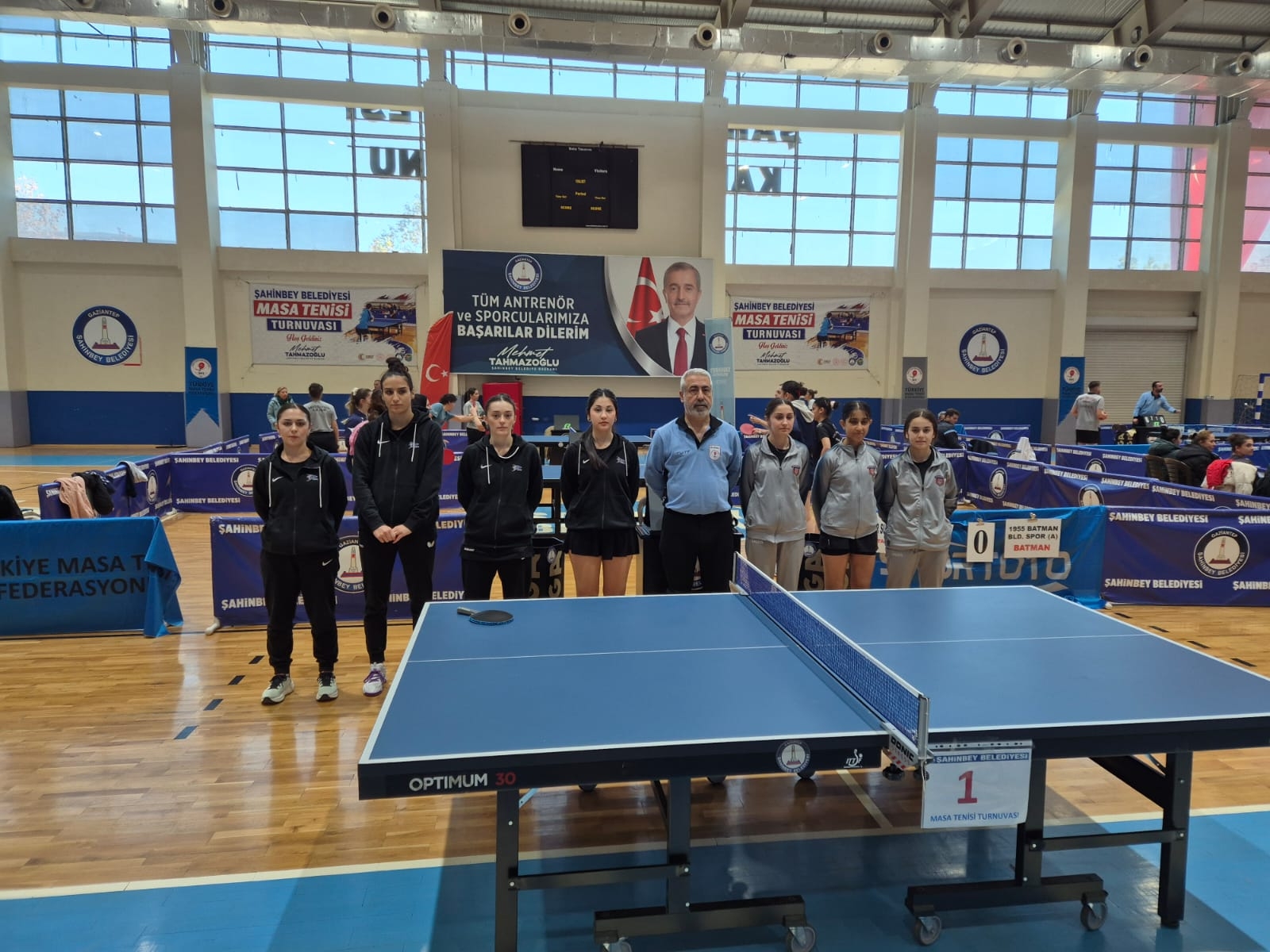 MASA TENİSİ KADIN TAKIMI  1.LİG 2.ETAP MÜSABAKALARI 13-14 ARALIK 2025 GAZİANTEP